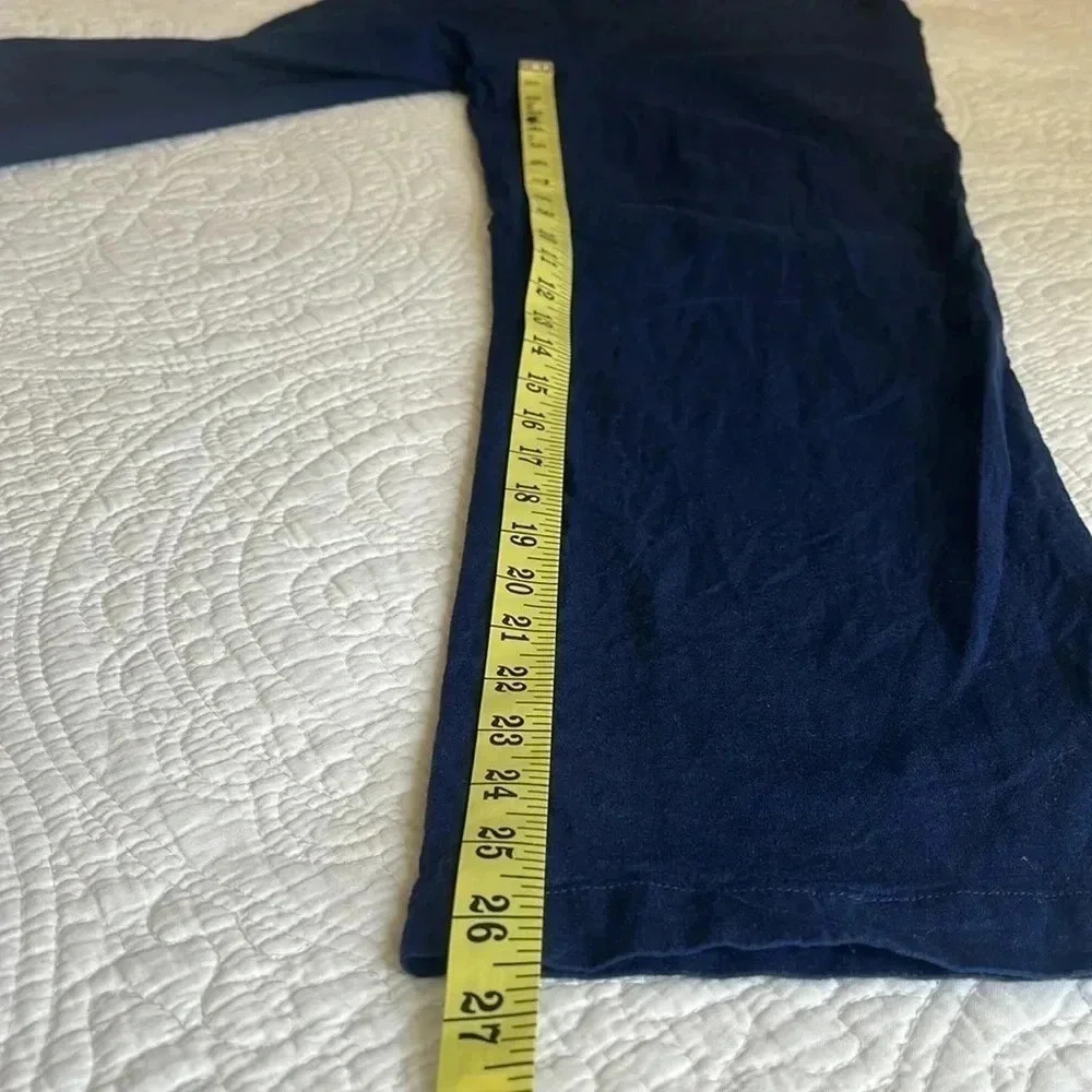 Urban Outfitters Linen Blend‎ Hattie Jumpsuit Women’s Size 4 Navy Blue Coastal - Picture 15 of 17